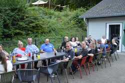 Grillabend mit der Tanzgruppe Gracja und der Bürgermeisterdelegation an der Jugendherberge Hausberge